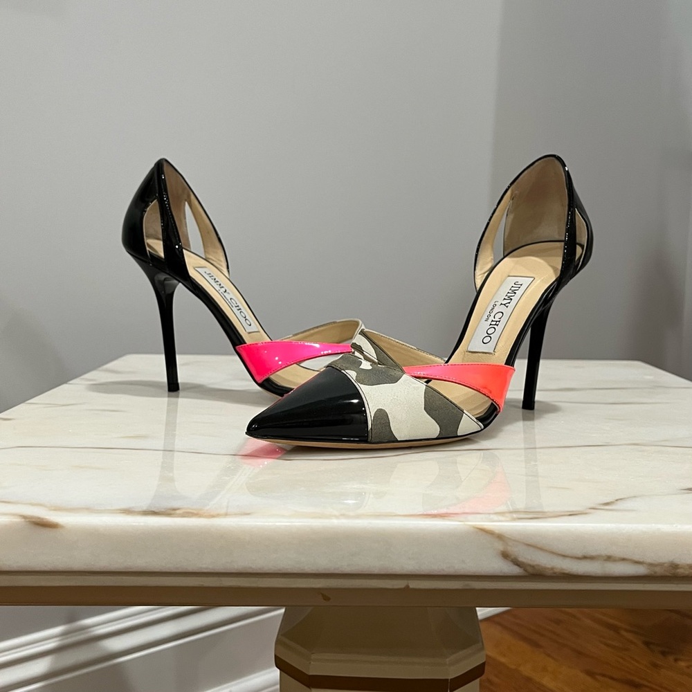 Jimmy Choo Marcine Patent Leather d’Orsay Pump